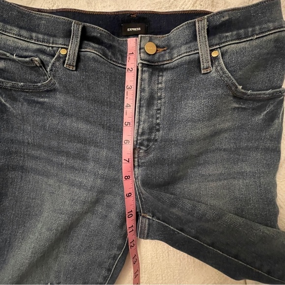 Express Skyscraper Mid-rise Jeans, Size 12 Short - Picture 14 of 15